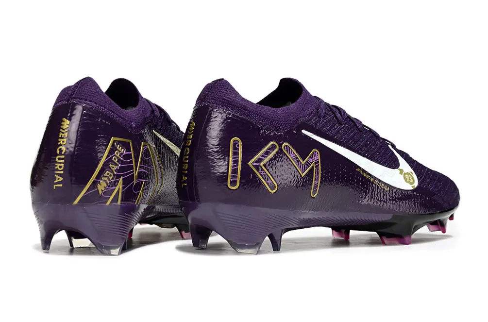 Mbappé x Nike Air Zoom Mercurial Vapor 16 Elite FG - Purple/Vivid Purple/Shining Gold