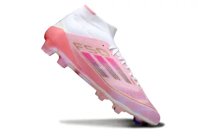 Lamine Yamal x Adidas F50 Elite Mid FG - Pink/Soft Rose/Bright Coral