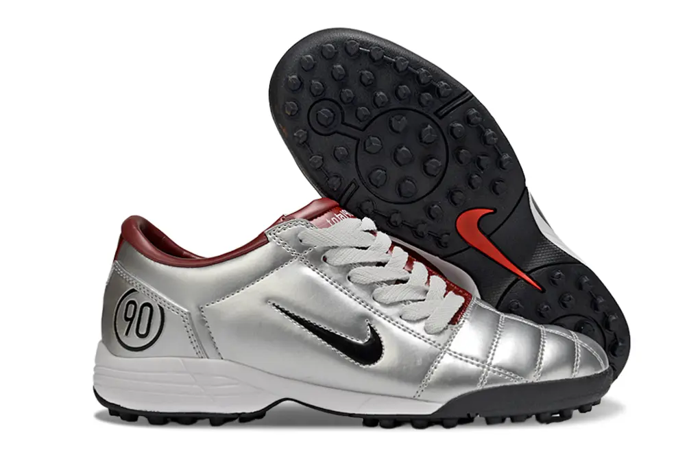 Nike Total 90 III TF - Silver/Crimson Red/Black