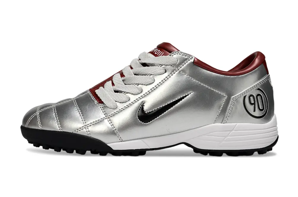 Nike Total 90 III TF - Silver/Crimson Red/Black