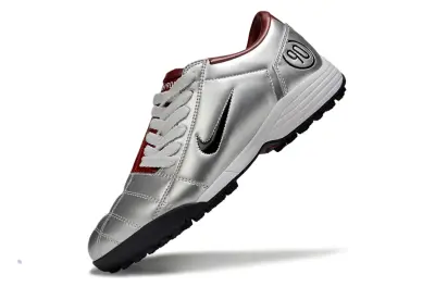 Nike Total 90 III TF - Silver/Crimson Red/Black