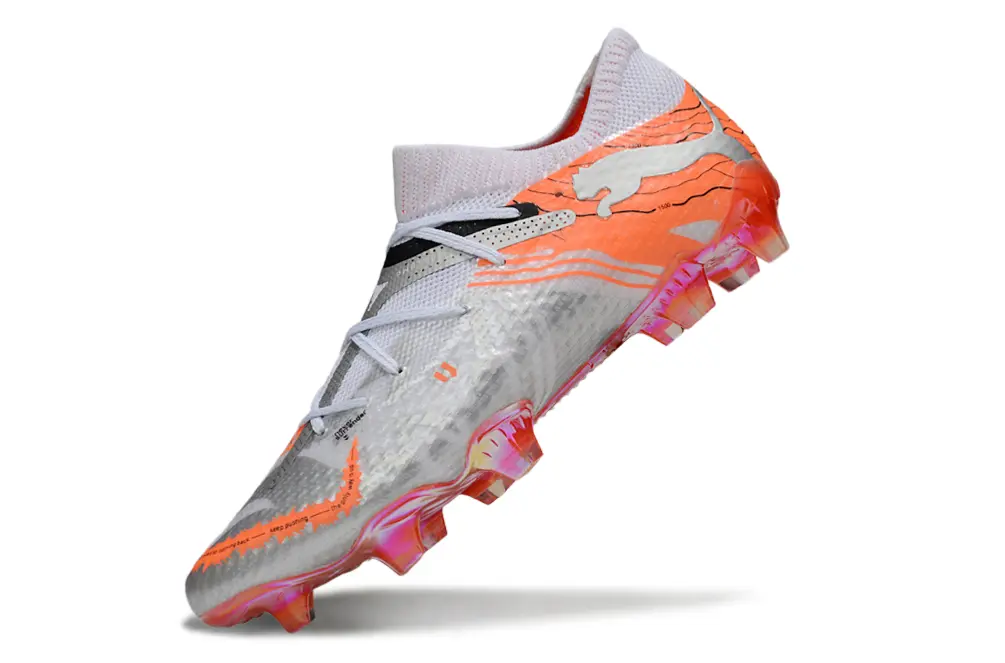 Puma Future 7 Ultimate FG - Silver/Flame Orange/Golden Yellow