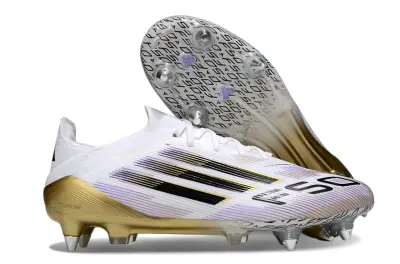 Adidas F50 Elite SG - White/Gold/Black