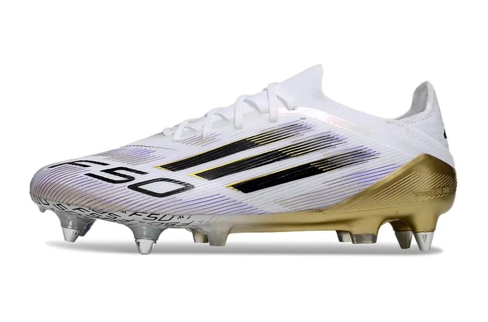 Adidas F50 Elite SG - White/Gold/Black