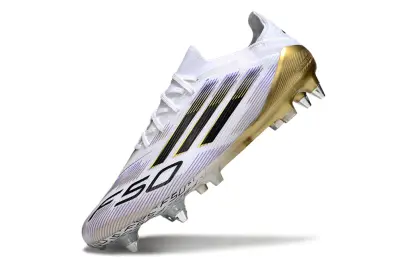 Adidas F50 Elite SG - White/Gold/Black