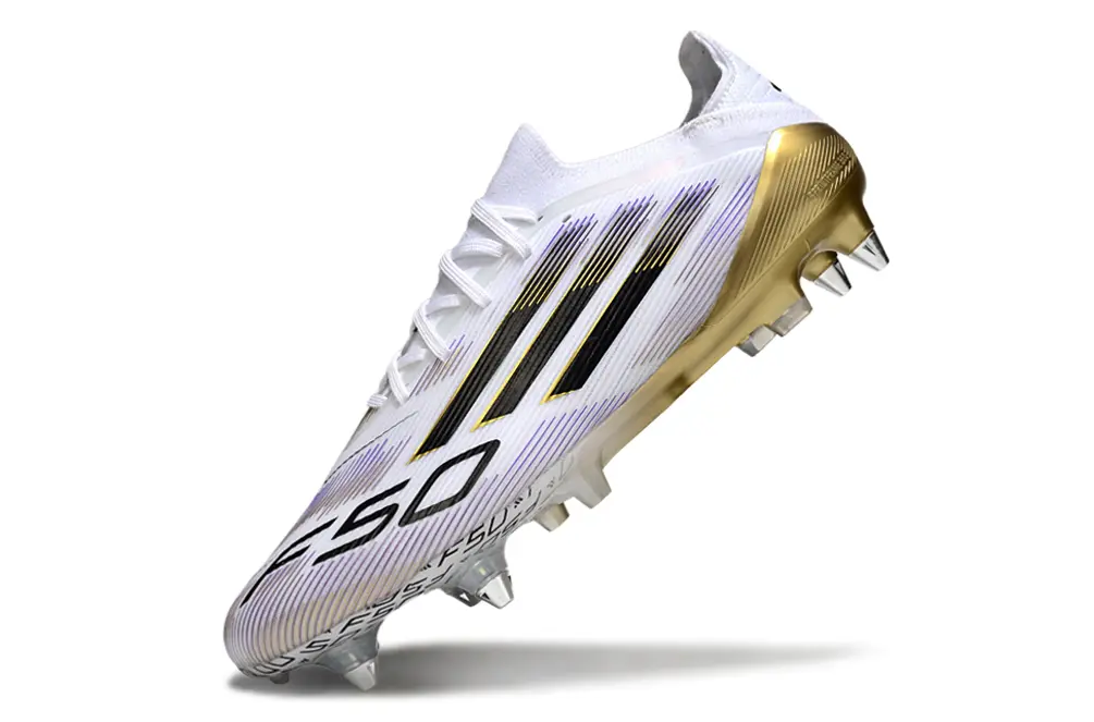 Adidas F50 Elite SG - White/Gold/Black