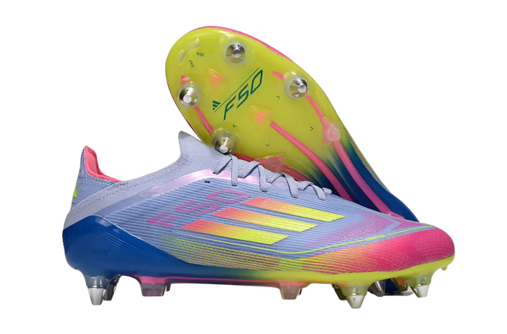 Adidas F50 Elite SG - Purple/Neon Yellow/Hot Pink