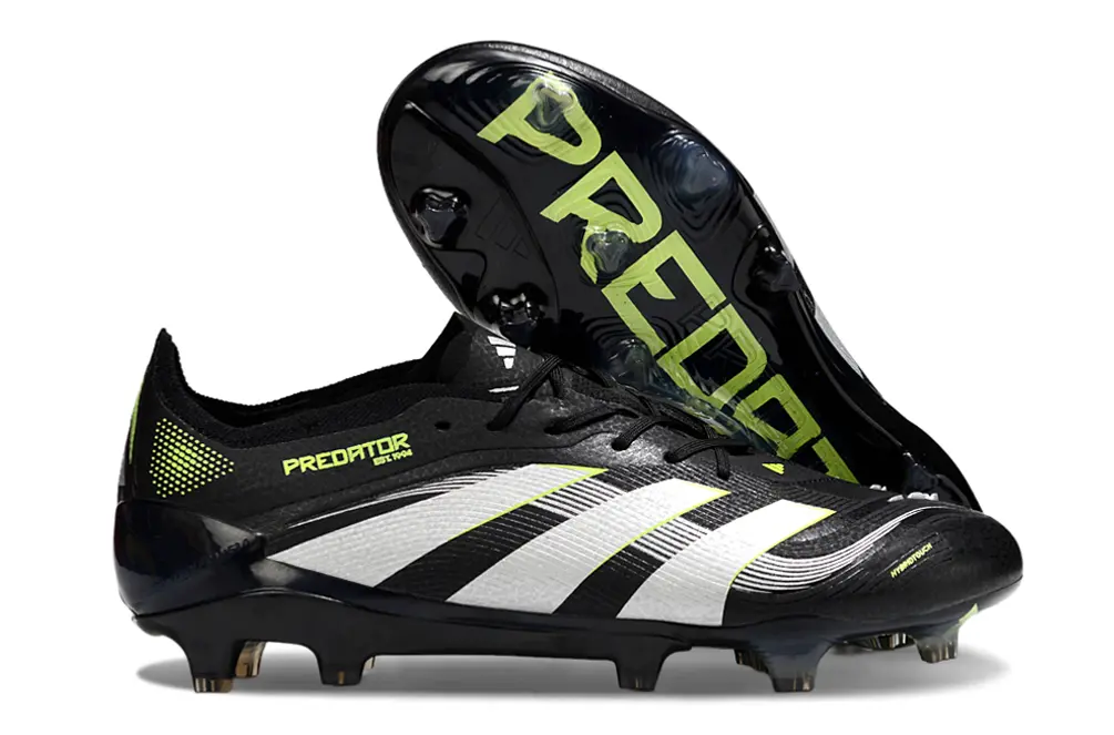 Adidas Predator 25 Elite FG - Black/Electric Green/Sleek White