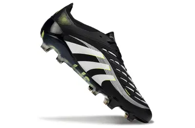 Adidas Predator 25 Elite FG - Black/Electric Green/Sleek White
