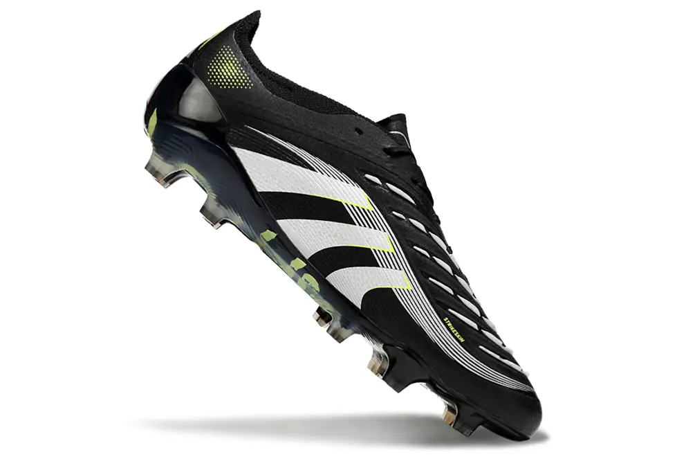 Adidas Predator 25 Elite FG - Black/Electric Green/Sleek White