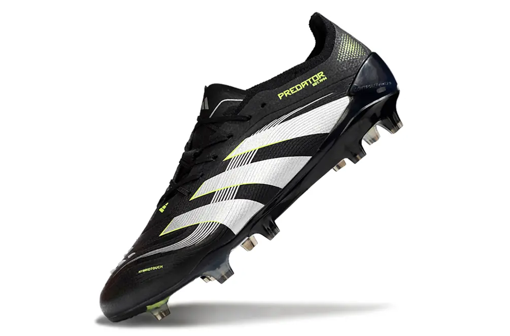 Adidas Predator 25 Elite FG - Black/Electric Green/Sleek White