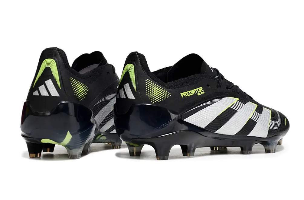 Adidas Predator 25 Elite FG - Black/Electric Green/Sleek White