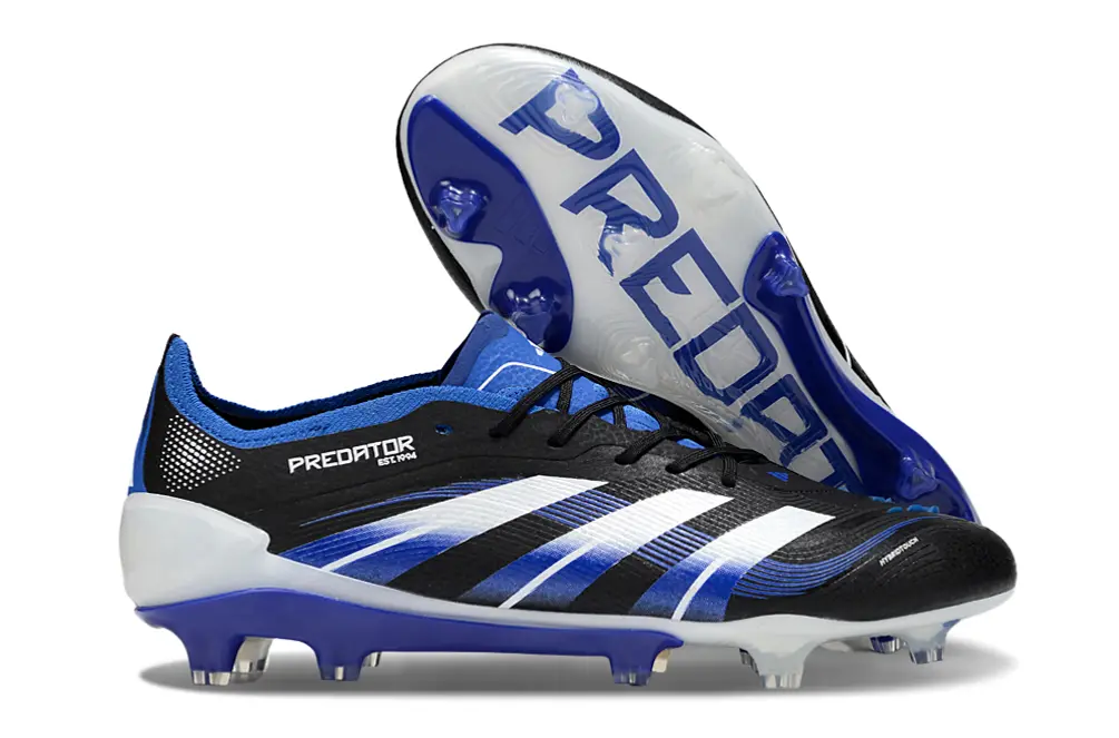 Adidas Predator 25 Elite FG - Black/Electric Blue/White