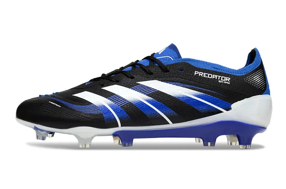 Adidas Predator 25 Elite FG - Black/Electric Blue/White