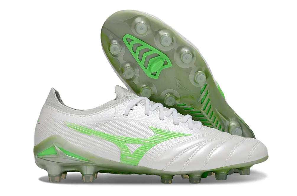 Mizuno Morelia Neo 4 Beta FG - White/Lime Green/Electric Green
