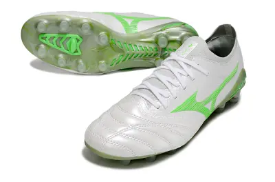 Mizuno Morelia Neo 4 Beta FG - White/Lime Green/Electric Green