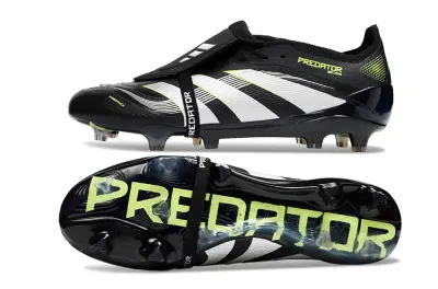 Adidas Predator 25 Elite Foldover Tongue FG - Black/Electric Green/White