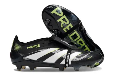 Adidas Predator 25 Elite Foldover Tongue FG - Black/Electric Green/White