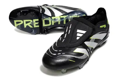 Adidas Predator 25 Elite Foldover Tongue FG - Black/Electric Green/White