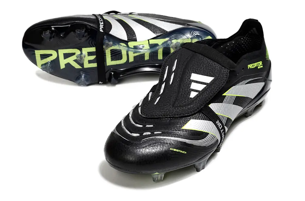 Adidas Predator 25 Elite Foldover Tongue FG - Black/Electric Green/White