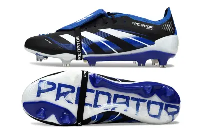 Adidas Predator 25 Elite Foldover Tongue FG - Black/Royal Blue/White