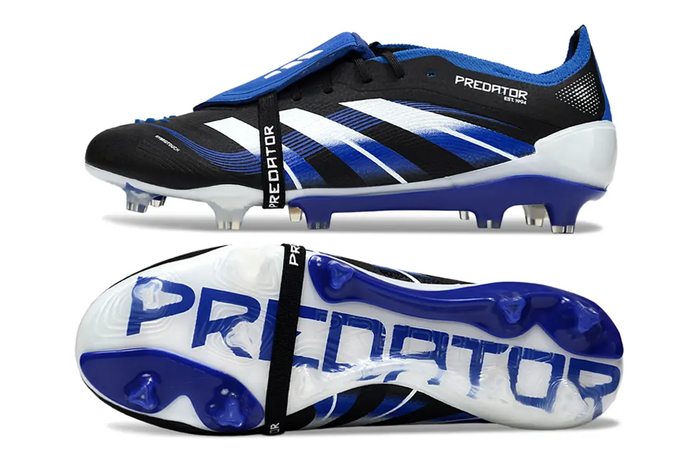 Adidas Predator 25 Elite Foldover Tongue FG - Black/Royal Blue/White