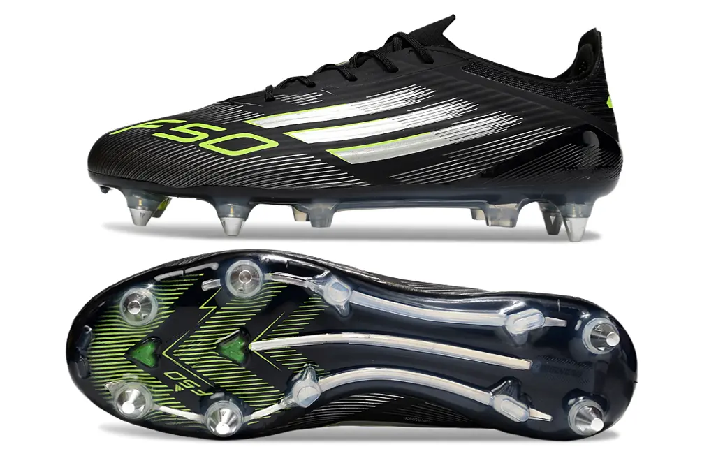 Adidas F50 Elite SG - Black/Neon Green/White