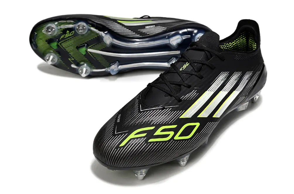 Adidas F50 Elite SG - Black/Neon Green/White