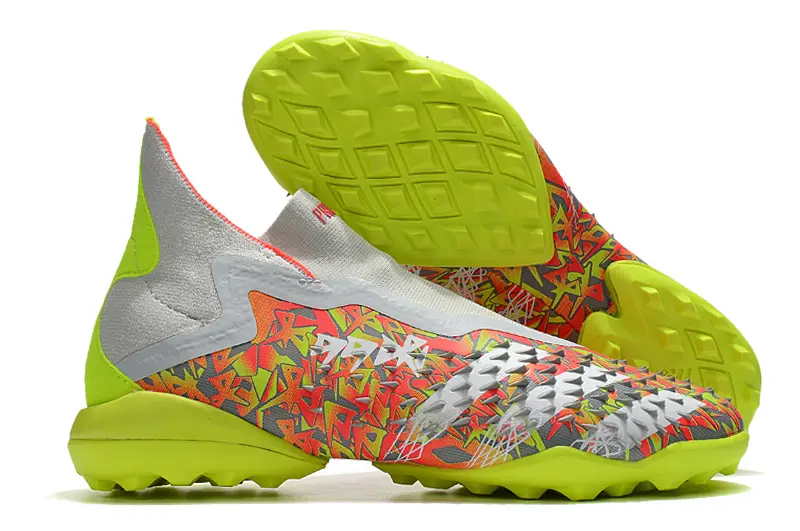 Adidas Predator Freak+ Laceless TF - Yellow/Vibrant Red/Neon Green
