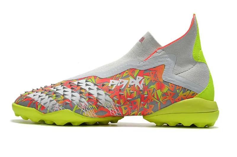 Adidas Predator Freak+ Laceless TF - Yellow/Vibrant Red/Neon Green
