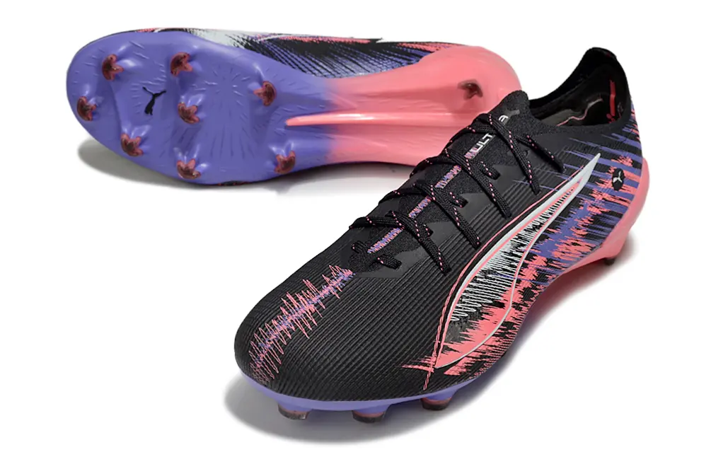 Puma Ultra 5 Ultimate FG - Black/Neon Pink/Cyber Purple