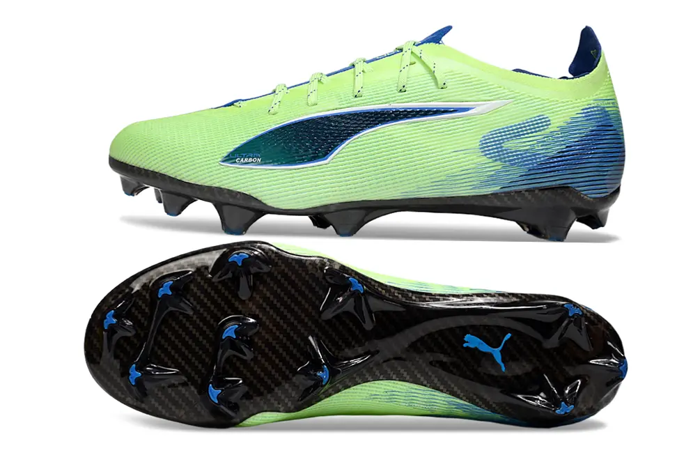 Puma Ultra 5 Ultimate FG - Lime/Electric Green/Navy Blue
