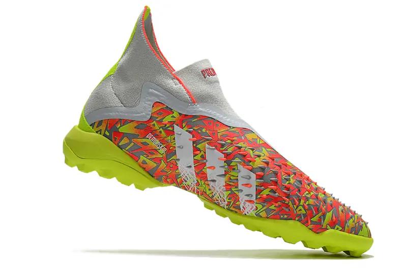 Adidas Predator Freak+ Laceless TF - Yellow/Vibrant Red/Neon Green
