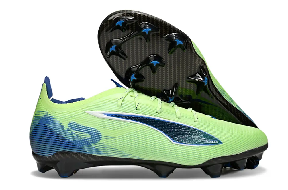 Puma Ultra 5 Ultimate FG - Lime/Electric Green/Navy Blue