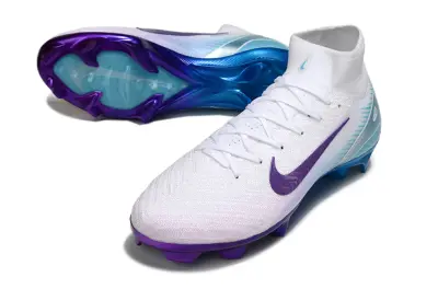 Nike Air Zoom Mercurial Superfly 10 Elite FG - White/Lavender Breeze/Crystal Blue