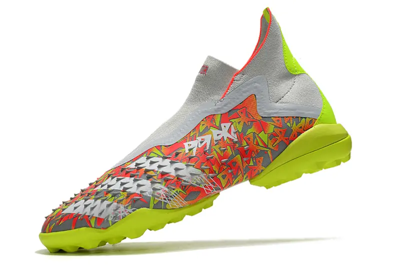 Adidas Predator Freak+ Laceless TF - Yellow/Vibrant Red/Neon Green