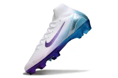 Nike Air Zoom Mercurial Superfly 10 Elite FG - White/Lavender Breeze/Crystal Blue