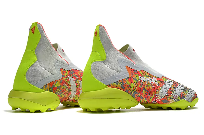 Adidas Predator Freak+ Laceless TF - Yellow/Vibrant Red/Neon Green