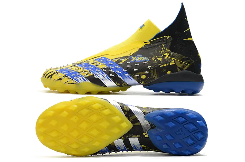 Adidas Predator Freak+ Laceless TF - Yellow/Electric Yellow/Navy Black
