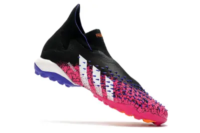 Adidas Predator Freak+ Laceless TF - Black/Vibrant Pink/Electric Blue