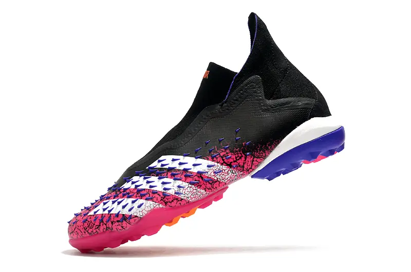 Adidas Predator Freak+ Laceless TF - Black/Vibrant Pink/Electric Blue