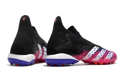 Adidas Predator Freak+ Laceless TF - Black/Vibrant Pink/Electric Blue