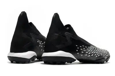 Adidas Predator Freak+ Laceless TF - Black/Charcoal Gray/White