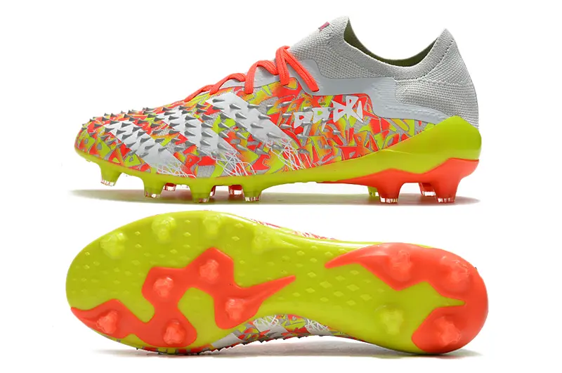 Adidas Predator Freak.1 FG - Gray/Neon Yellow/Coral Pink