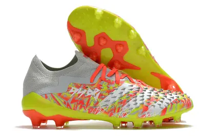 Adidas Predator Freak.1 FG - Gray/Neon Yellow/Coral Pink