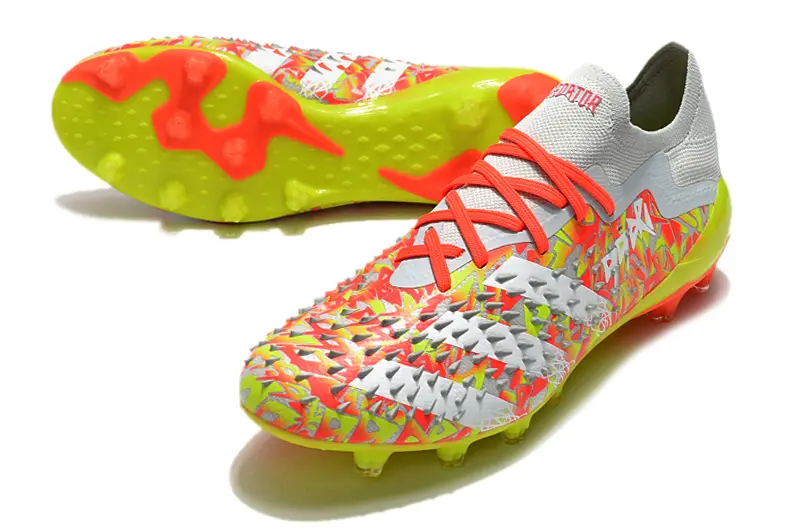 Adidas Predator Freak.1 FG - Gray/Neon Yellow/Coral Pink