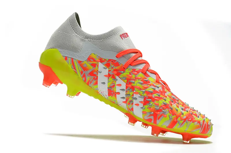 Adidas Predator Freak.1 FG - Gray/Neon Yellow/Coral Pink