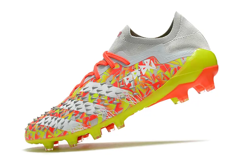Adidas Predator Freak.1 FG - Gray/Neon Yellow/Coral Pink