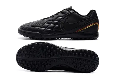 Nike Tiempo Ligera 4 10R TF - Black/Shadow Black/Flame Red