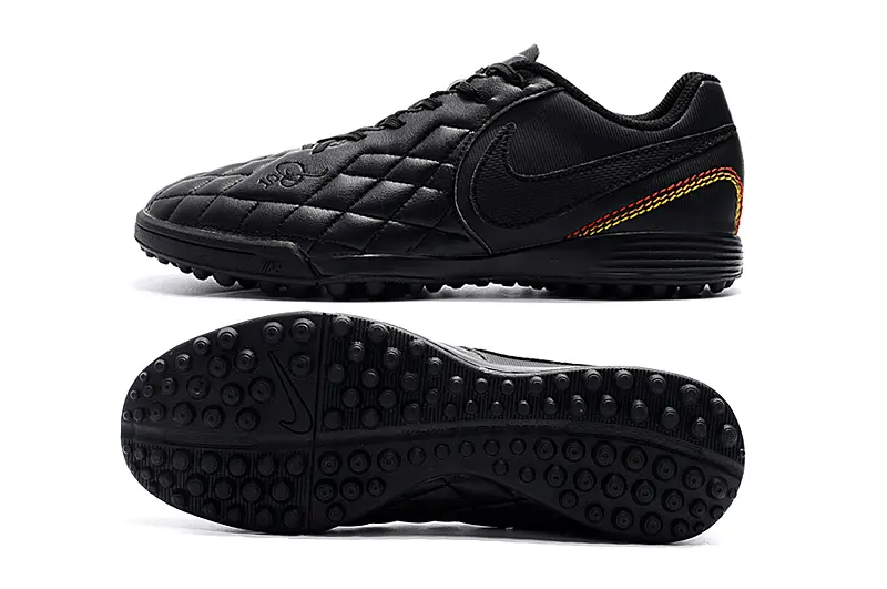 Nike Tiempo Ligera 4 10R TF - Black/Shadow Black/Flame Red